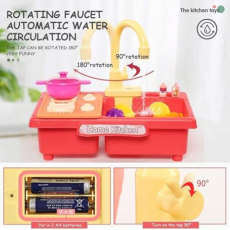 Fantastic-Kids-Toys Kitchen Sink Toy,Electric Dishwasher