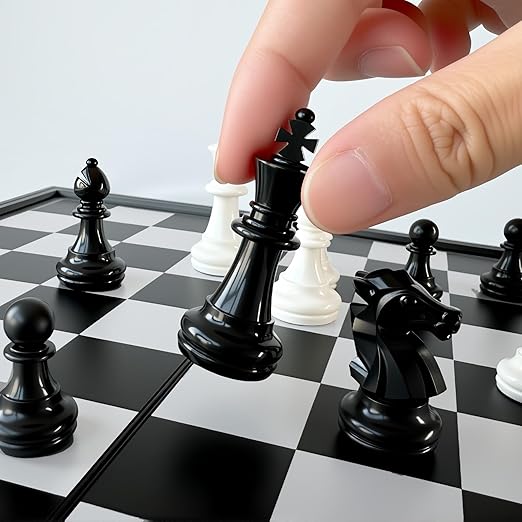 Foldable Magnetic Chess Board