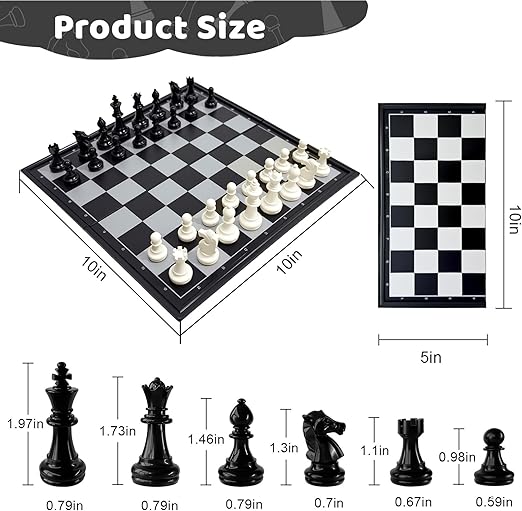 Foldable Magnetic Chess Board