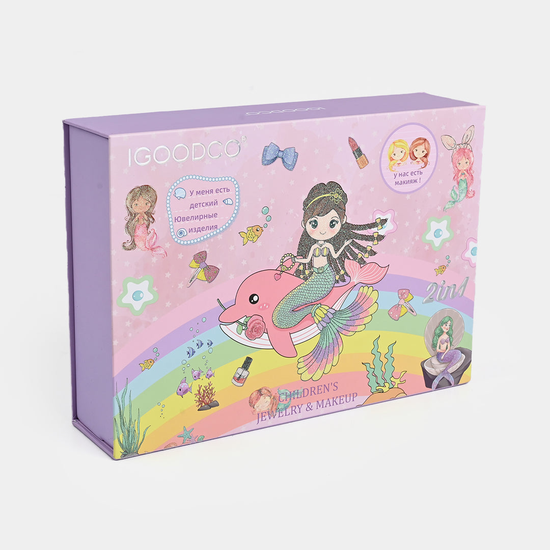 Adorable Makeup & Jewelry Set for Girls