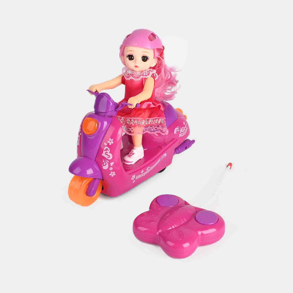 Remote Control Motorcycle With Light & Music For Kid