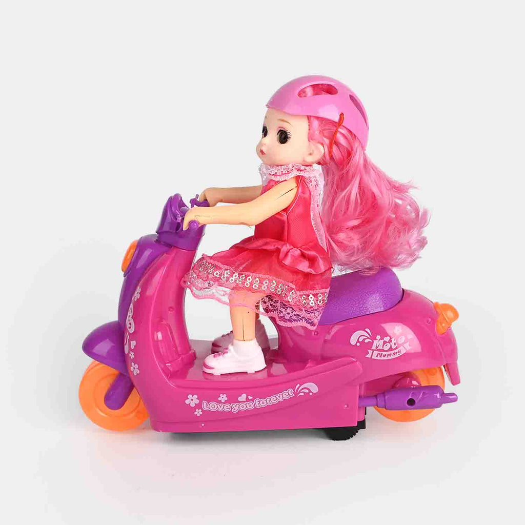 Remote Control Motorcycle With Light & Music For Kid