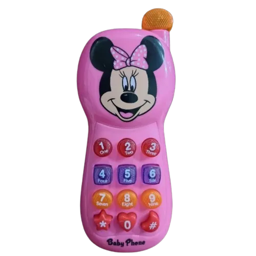 Minnie Mouse Baby Mobile Phone With Music Light  12 buttons