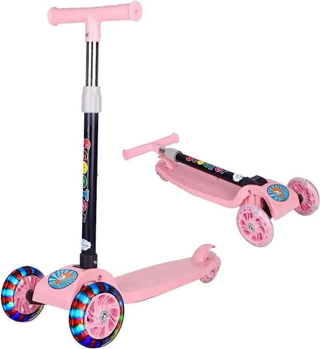 Kids Scooty with Adjustable & Fold-able Handle