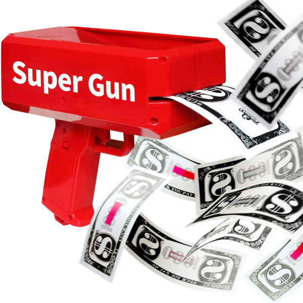 Super Money Rain Gunn |  Cash Cannon Spray Money
