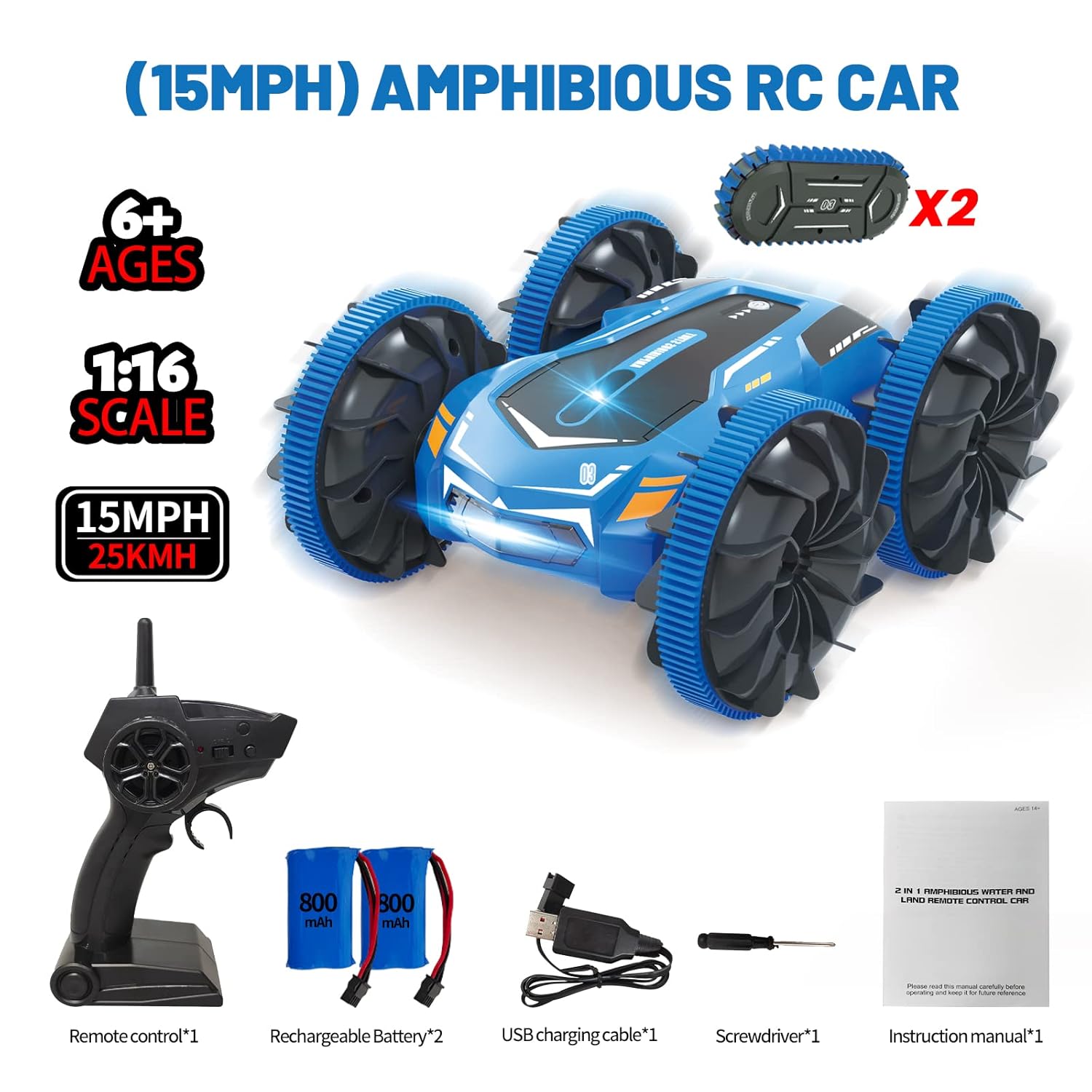 Remote Control Stunt Car With Drifting Feature