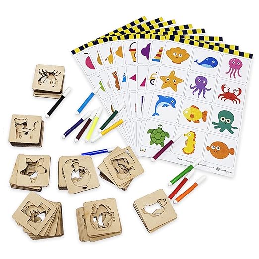 Creative Drawing Wooden Toys Kit