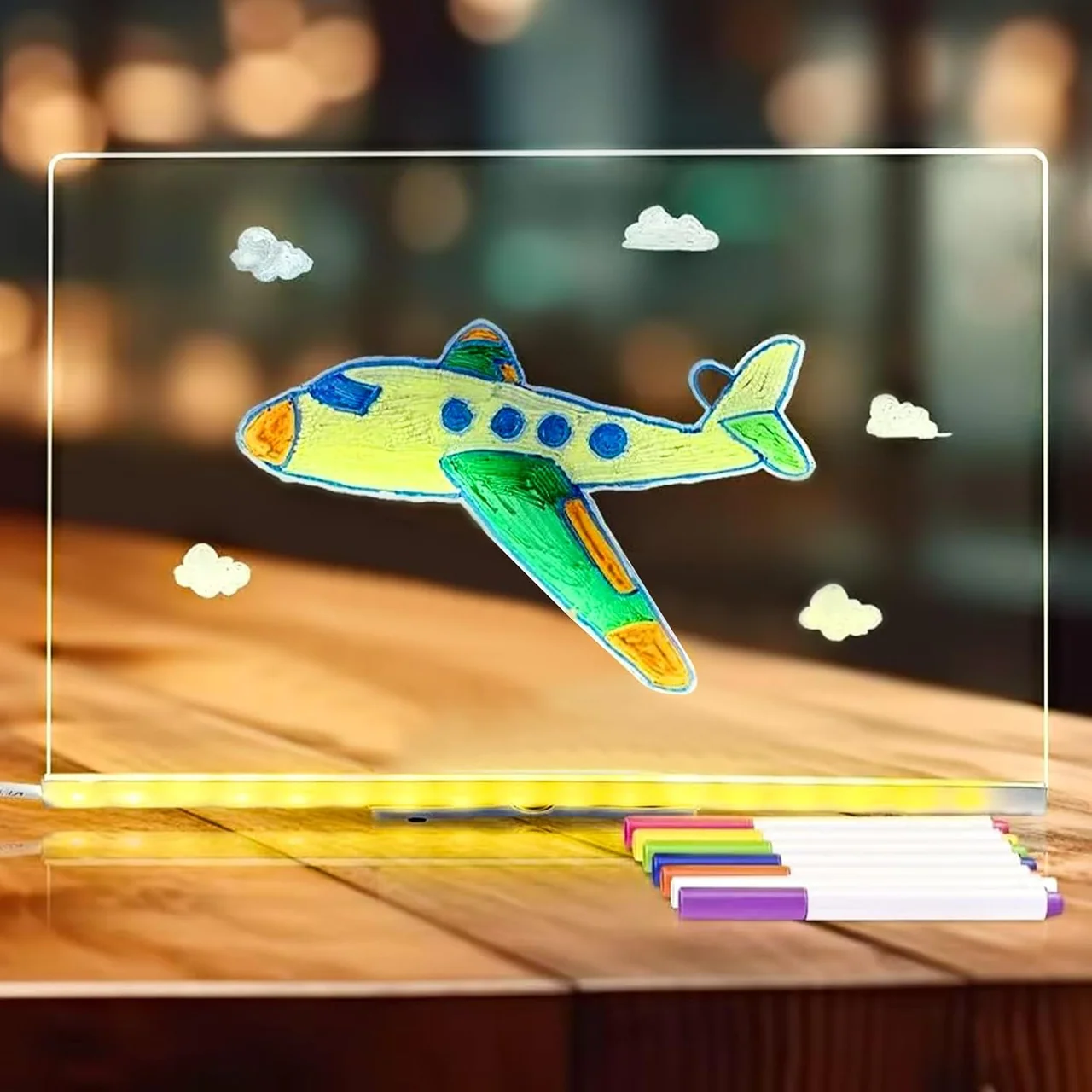 LED Acrylic Illuminated Magic Board With 7 Color (Large)