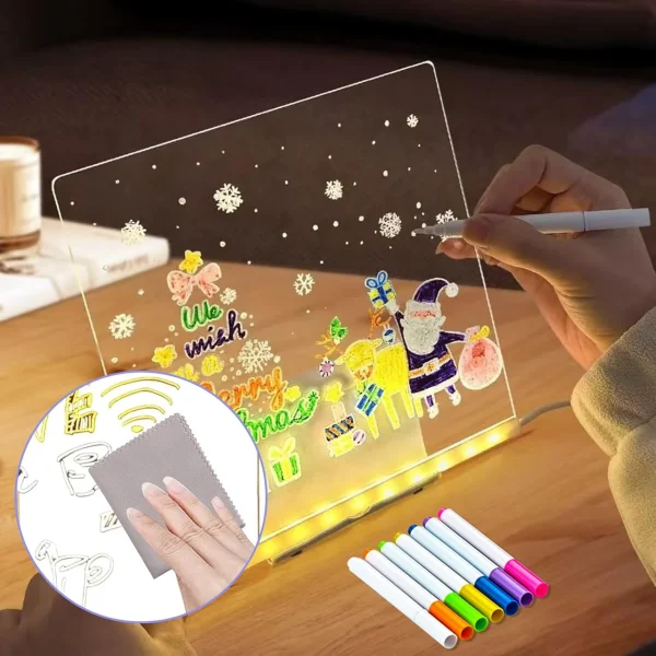 LED Acrylic Illuminated Magic Board With 7 Color (Large)