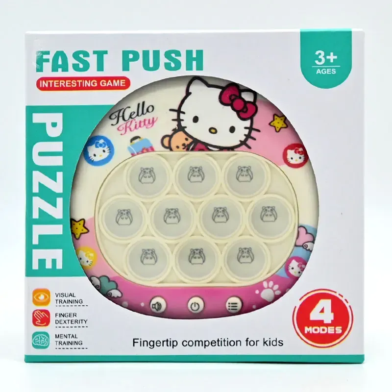 Electronic Pop-it Game with Light and Sound