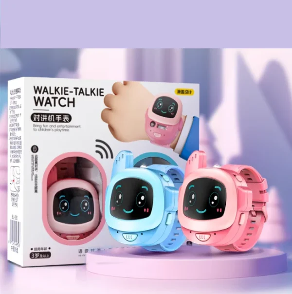 2Pcs Kids Electric Walkie Talkie Watch