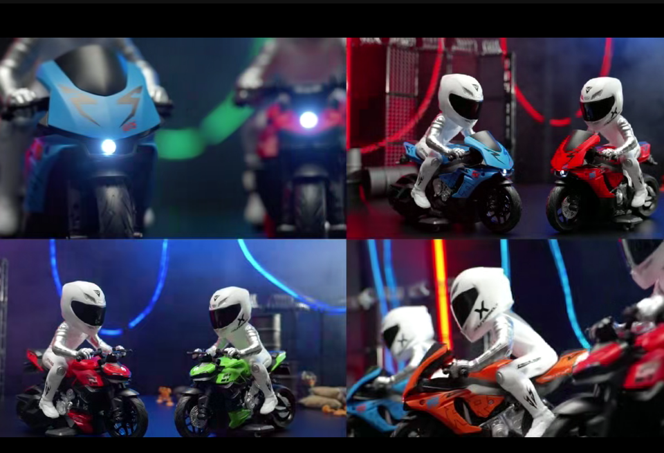 RC Motorcycle Remote Control Stunt Drift Bike Racing Vehicle