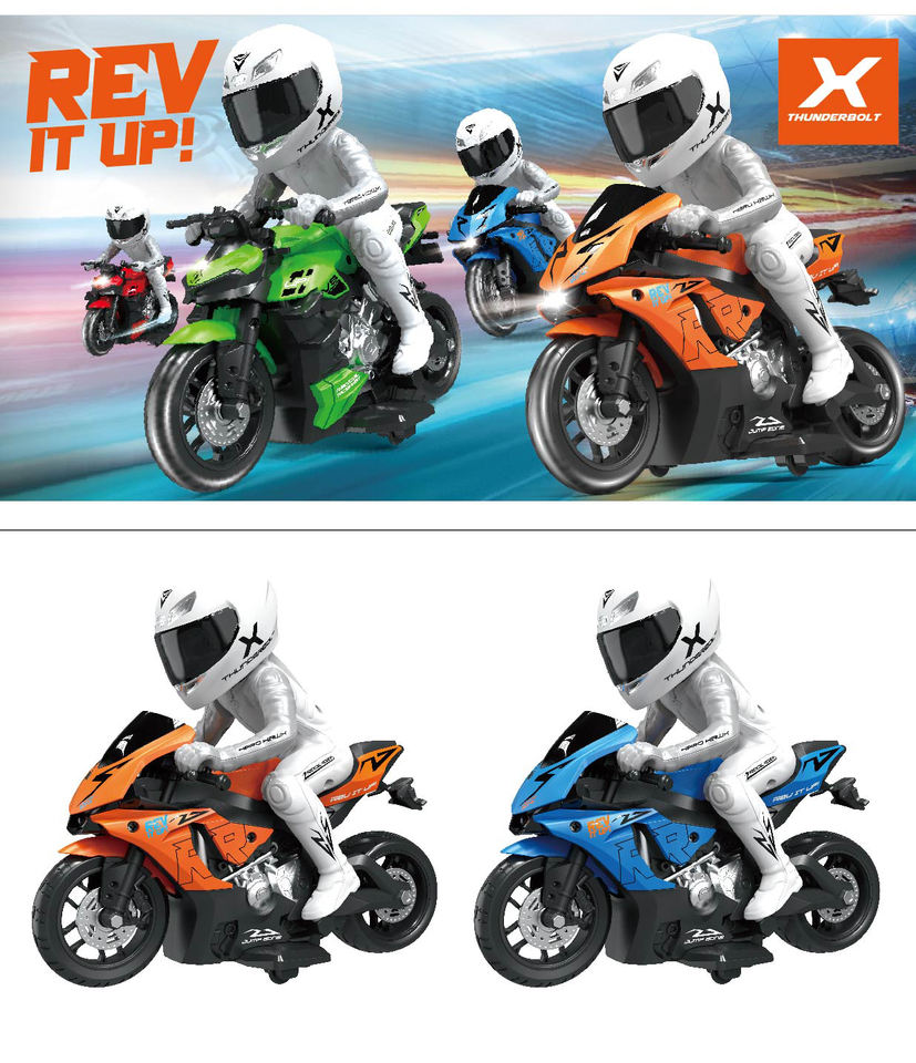 RC Motorcycle Remote Control Stunt Drift Bike Racing Vehicle