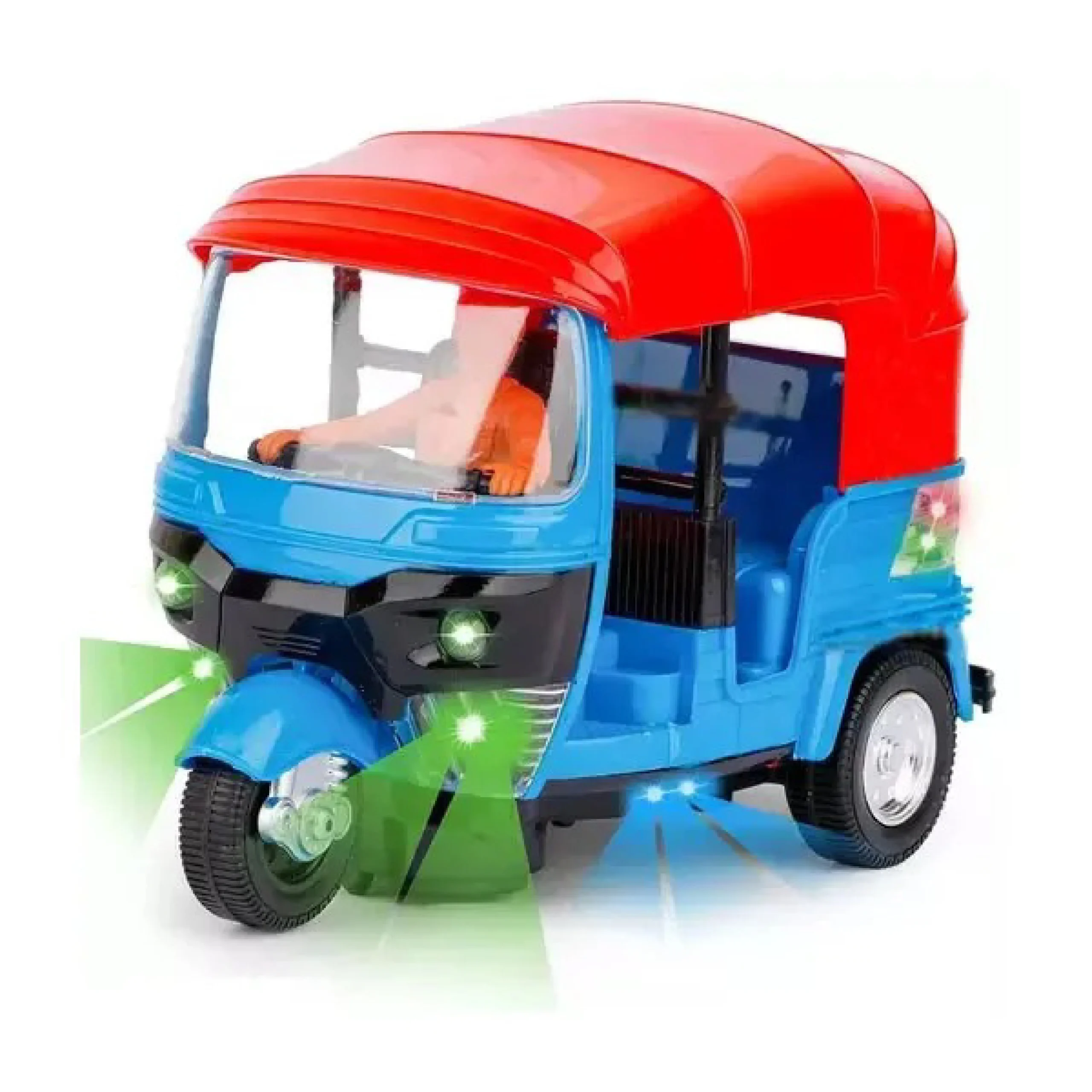 Musical Electric Tricycle Auto Rickshaw Toy For Kids