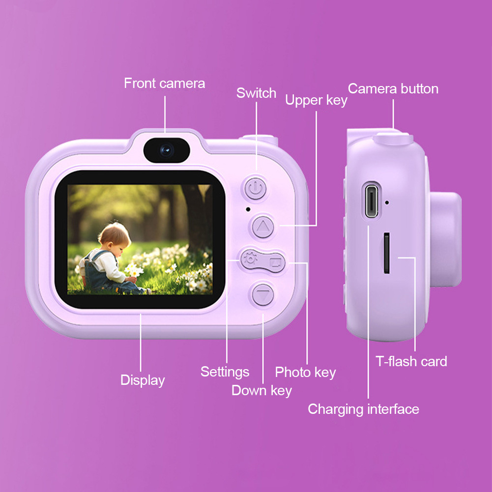 High Definition Dual Camera with Stand 1080P