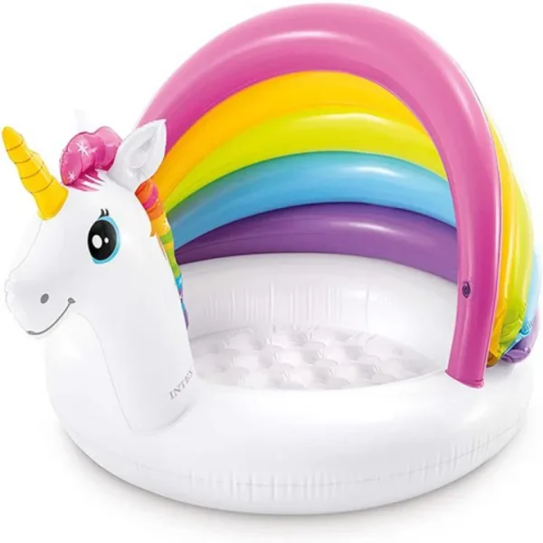 Swimming Pool For Kids Intex Unicorn Baby Pool hood 127x102x69 cm