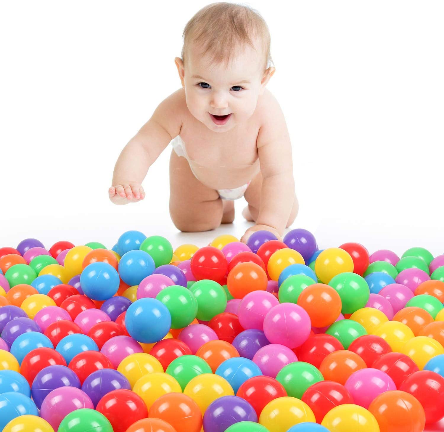 Soft Plastic Balls for Tent and Pool (50 Balls)