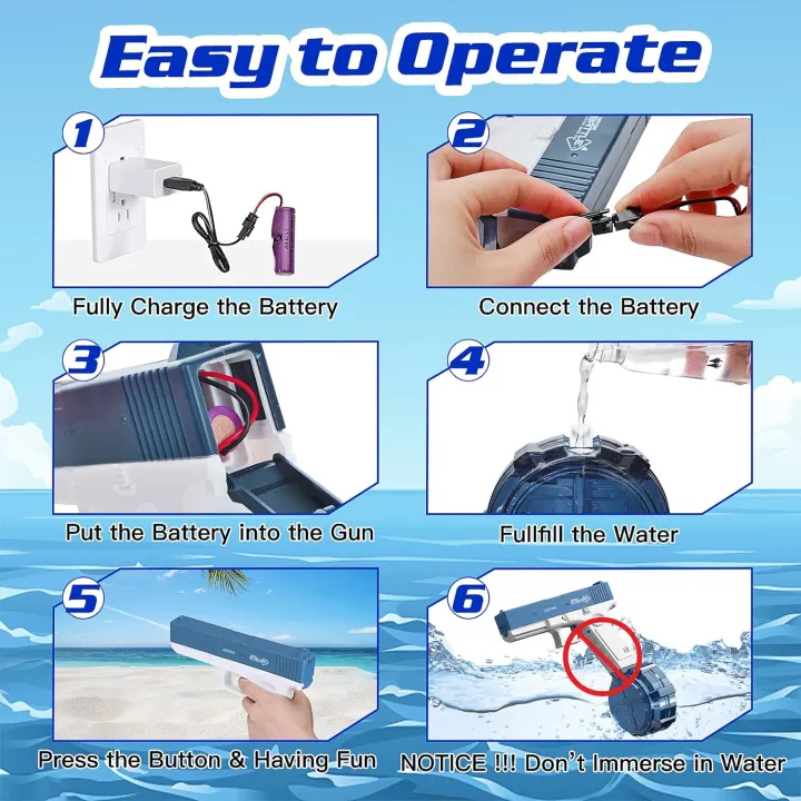 Electric Water Guns for Adults and Children