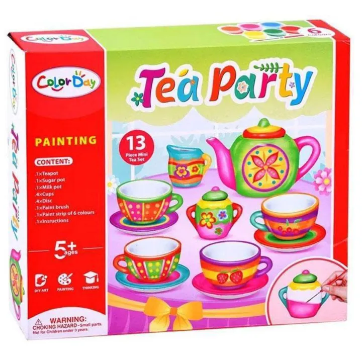 Tea party tea painting set toy-Tea Party set for kids