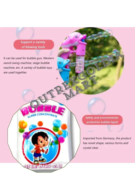 Bubble Gun Liquid sachet