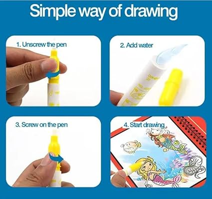 Magic Water Book | Draw with Water and create Wonders