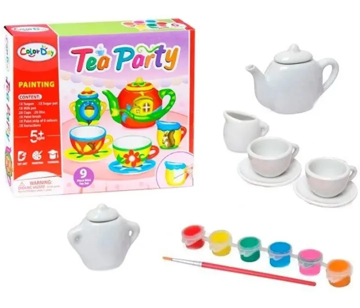 Tea party tea painting set toy-Tea Party set for kids