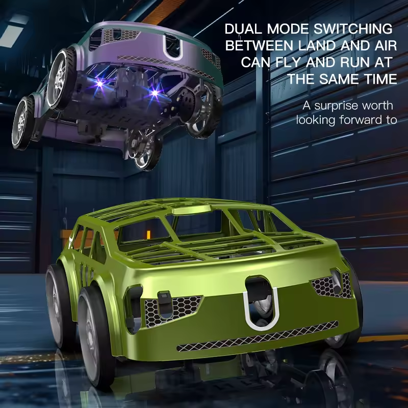 2in1 RC Mini Flying Car & Drone With Lights