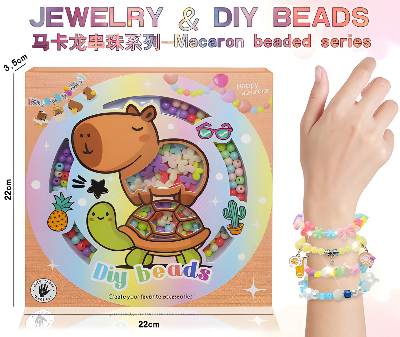 GIRLS DIY BEADS SET MACRON SERIES