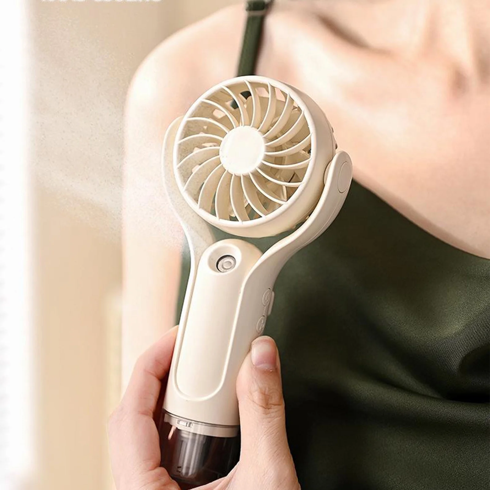 Rechargeable Mini Handheld Spray Fan