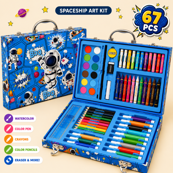 67 Pieces Unicorn Drawing and Painting Kit  for Kids