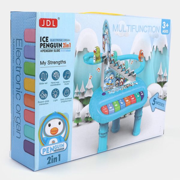 2 IN 1 Slide Game & Piano For Kids