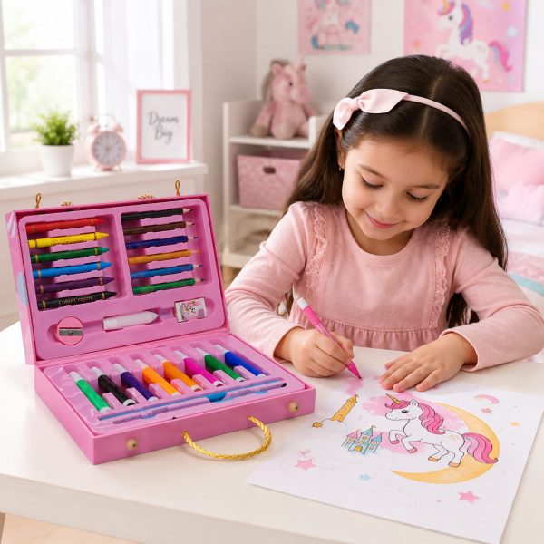 36 Pieces Unicorn Drawing and Painting Kit for Kids