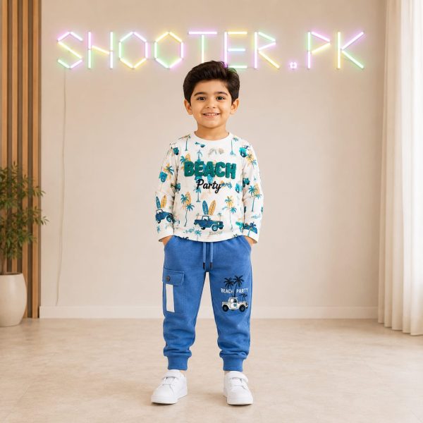 Beach Party Boys Winter Outfit – Premium 2 Piece Set