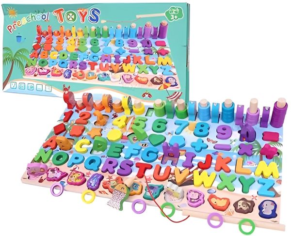 Preschool Educational Wooden Puzzle |Learning Board Toy